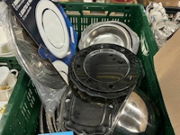 Partij rvs schotels diverse maten - afbeelding 3 van  3