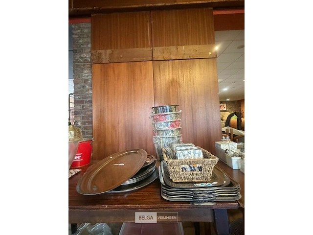 Partij rvs schotels - afbeelding 1 van  4