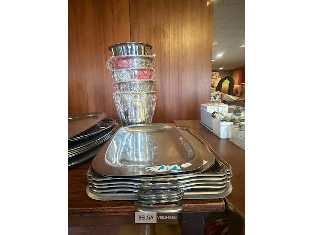 Partij rvs schotels - afbeelding 2 van  4