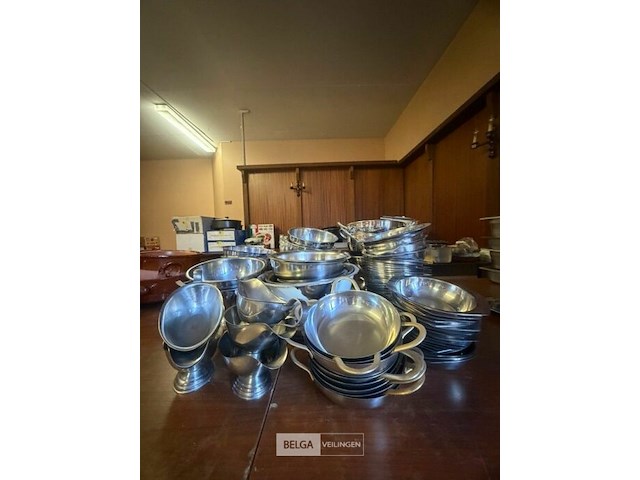 Partij rvs soepkommen - afbeelding 1 van  4