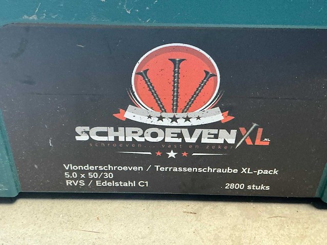 Partij rvs vlonderschroeven xl bevestigingsmateriaal - afbeelding 2 van  5