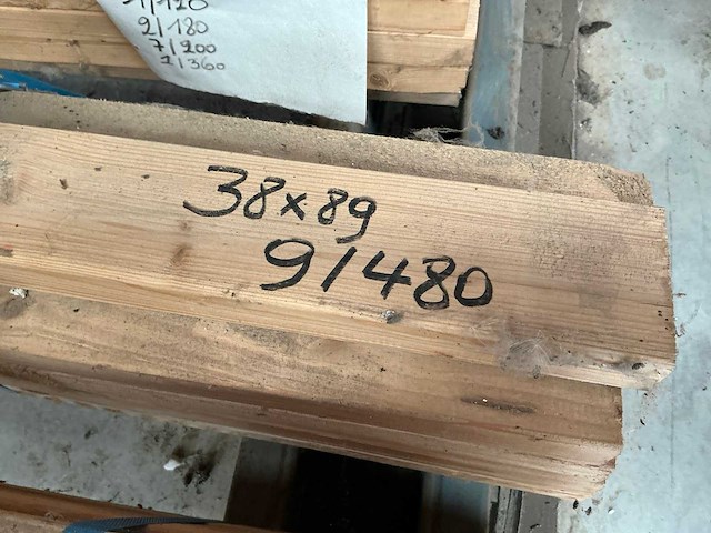 Partij scandinavian lumber standard balken - afbeelding 7 van  8