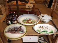 Partij schalen vogelmotief - afbeelding 1 van  6