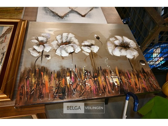 Partij schilderijen + lampen - afbeelding 4 van  8