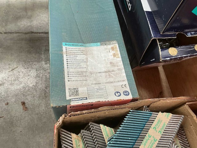 Partij schroeven, pluggen, nagels - afbeelding 4 van  15