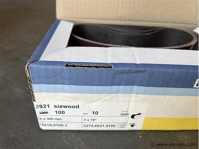 Partij schuurbanden bleu line in 4 dozen - afbeelding 3 van  5