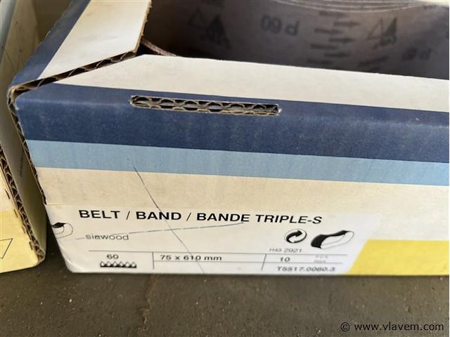 Partij schuurbanden bleu line in 4 dozen - afbeelding 4 van  5