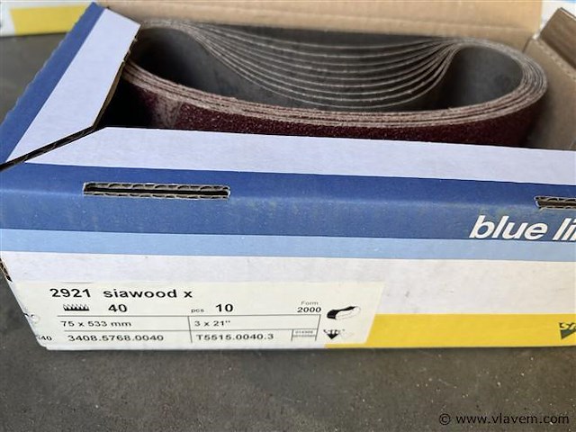 Partij schuurbanden bleu line in 4 dozen - afbeelding 2 van  5