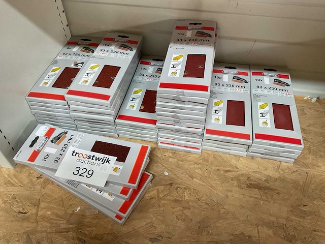 Partij schuurpapier - afbeelding 1 van  8