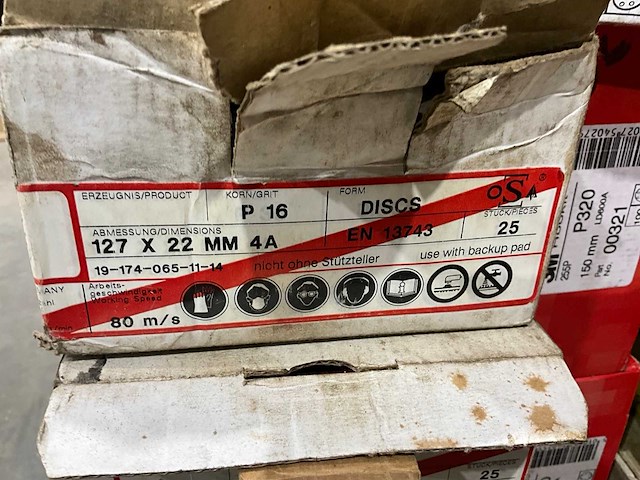 Partij schuurschijven en borstels - afbeelding 10 van  14