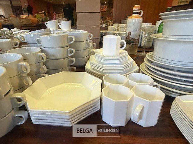 Partij soep- en koffietassen - afbeelding 4 van  5