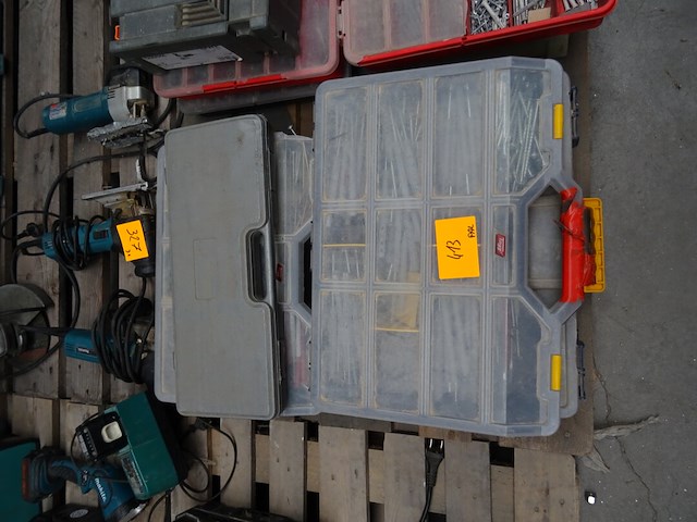 Partij sorteerkoffers + inhoud - afbeelding 5 van  15