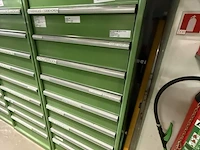 Partij span-, bevestigings- en werkplaatsmateriaal