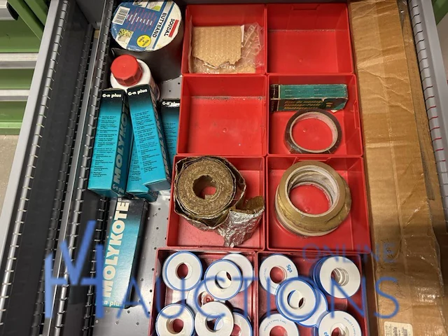 Partij span-, bevestigings- en werkplaatsmateriaal - afbeelding 45 van  68