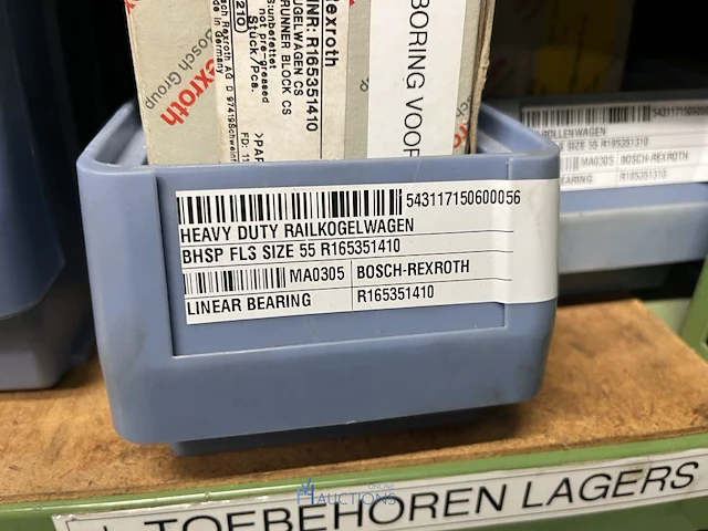 Partij speciale lagers, glijlagers en lineaire lagerdelen - afbeelding 136 van  222
