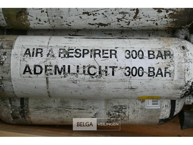 Partij stalen ademluchtflessen - afbeelding 5 van  5