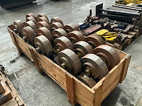 Partij stalen machine wielen - afbeelding 3 van  3