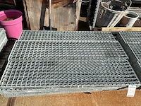 Partij stalen roostervloer (7x) - afbeelding 1 van  2