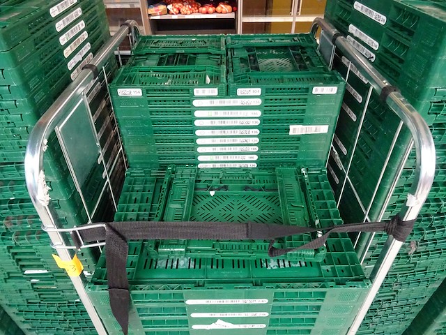 Partij stapelbare/inklapbare bakken - afbeelding 2 van  3