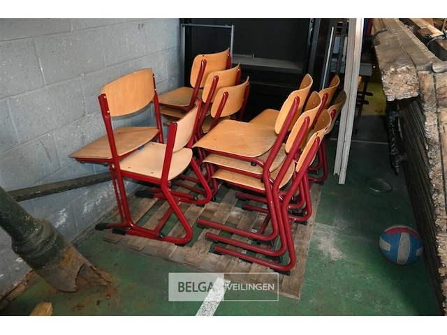 Partij stapelstoelen - afbeelding 1 van  5