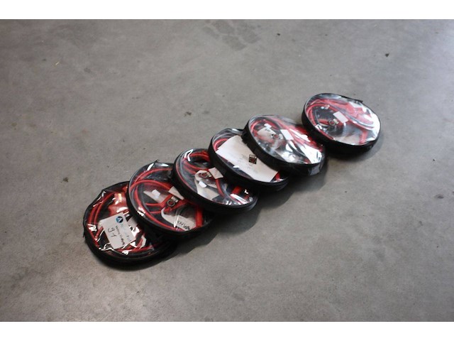 Partij startkabels 6stuks nieuw - afbeelding 1 van  1