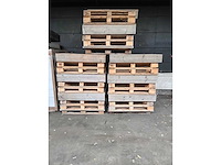Partij steigerhout leuning voor palletbank (55x) - afbeelding 2 van  8