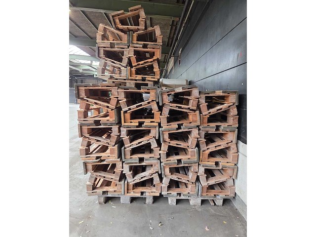Partij steigerhout leuning voor palletbank (55x) - afbeelding 3 van  8