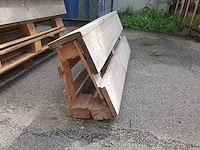 Partij steigerhout leuning voor palletbank (55x) - afbeelding 4 van  8