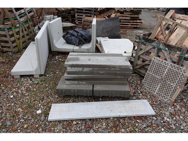 Partij stenen, betonblokken - afbeelding 7 van  8