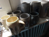 Partij stenen bierbekers - afbeelding 2 van  3