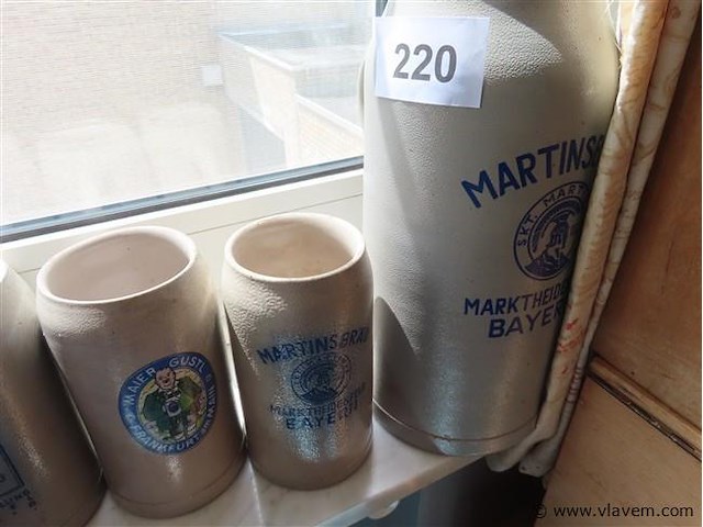 Partij stenen bierbekers - afbeelding 3 van  3