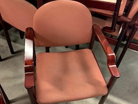 Partij stoffen stoelen niet stapelbaar - afbeelding 2 van  6