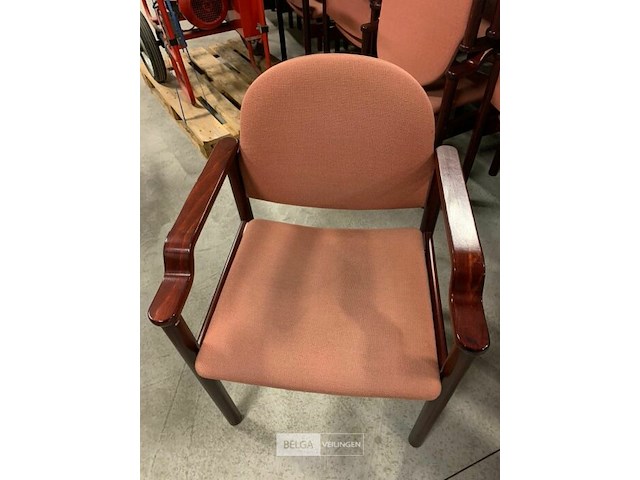 Partij stoffen stoelen niet stapelbaar - afbeelding 4 van  6