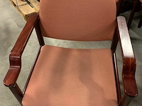 Partij stoffen stoelen niet stapelbaar - afbeelding 4 van  6