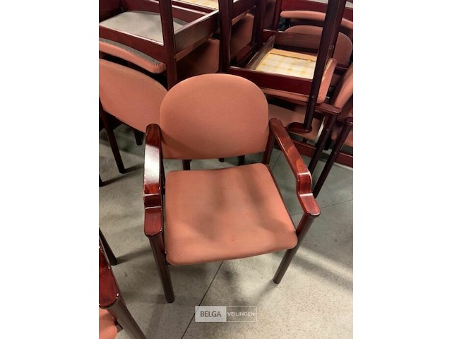 Partij stoffen stoelen niet stapelbaar - afbeelding 5 van  6