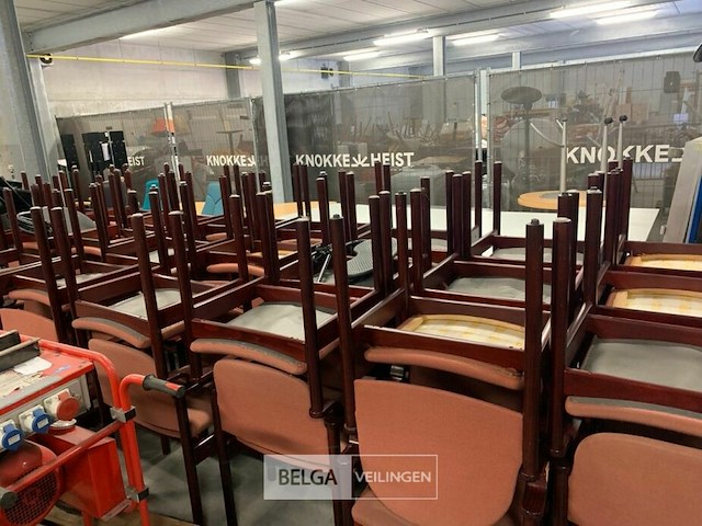 Partij stoffen stoelen niet stapelbaar - afbeelding 6 van  6