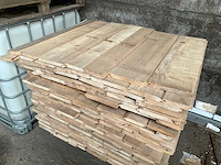 Partij tand- en groef houten planken (1 pallet) - afbeelding 5 van  6