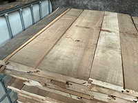 Partij tand- en groef houten planken (1 pallet) - afbeelding 6 van  6