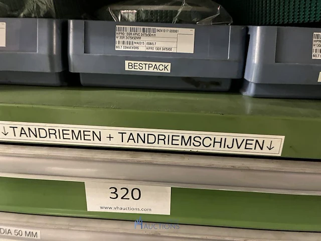 Partij tandriemen, aandrijfriemen en riempoelies - afbeelding 8 van  77