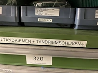 Partij tandriemen, aandrijfriemen en riempoelies - afbeelding 8 van  77