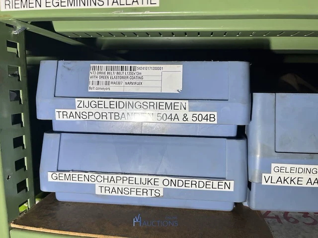 Partij tandriemen, aandrijfriemen en riempoelies - afbeelding 58 van  77