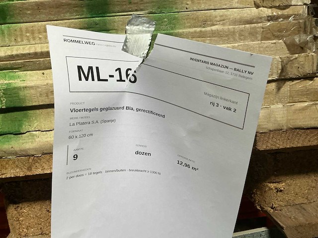 Partij tegels en diversen - afbeelding 8 van  14