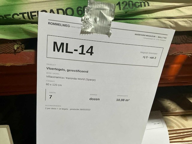 Partij tegels en diversen - afbeelding 11 van  14