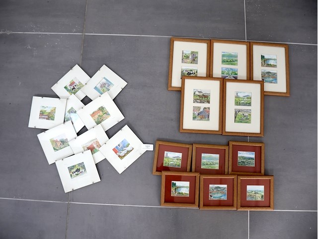 Partij tekening in kader - afbeelding 1 van  7