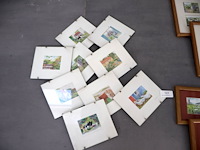 Partij tekening in kader - afbeelding 2 van  7