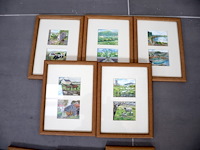 Partij tekening in kader - afbeelding 4 van  7