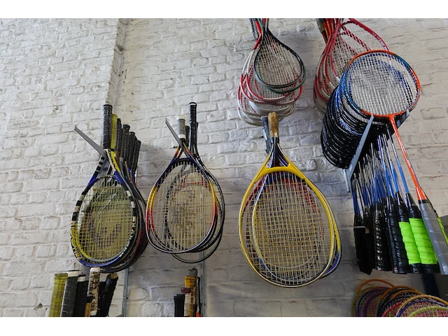 Partij tennis/badminton/squashracketten - afbeelding 7 van  13