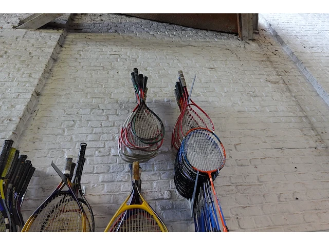 Partij tennis/badminton/squashracketten - afbeelding 8 van  13