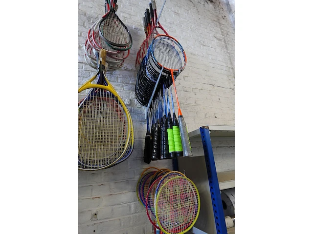 Partij tennis/badminton/squashracketten - afbeelding 9 van  13