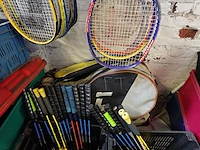 Partij tennis/badminton/squashracketten - afbeelding 13 van  13